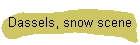 Dassels, snow scene
